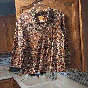 RUBY RD WOMENS TOP SIZE PS